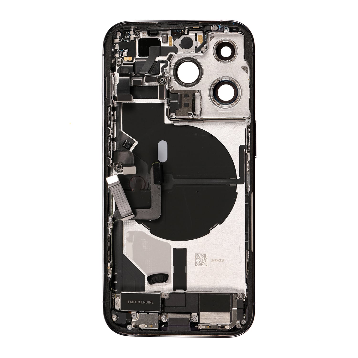 Replacement for iPhone 14 Pro Back Cover Full Assembly - Space Black