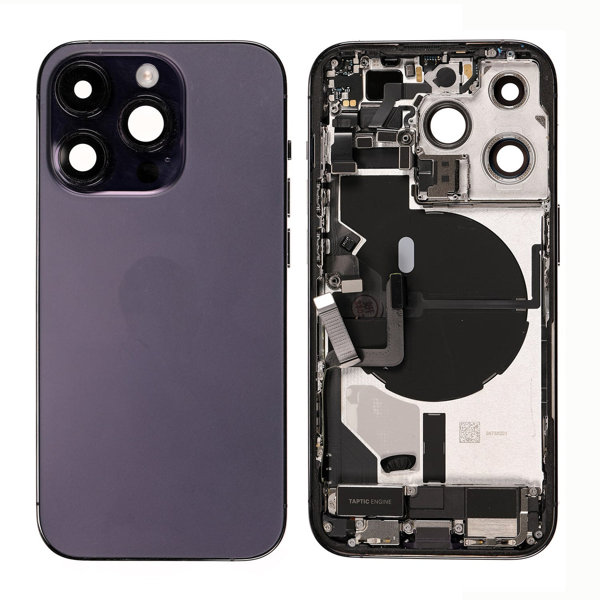 Replacement for iPhone 14 Pro Max Back Cover Full Assembly - Deep Purple