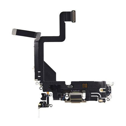 Replacement for iPhone 14 Pro USB Charging Flex Cable - Gold