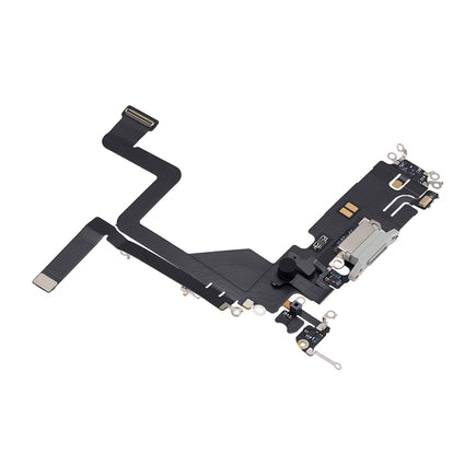 Replacement for iPhone 14 Pro USB Charging Flex Cable - Silver