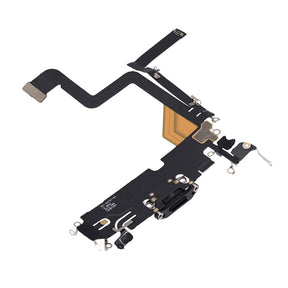 Replacement for iPhone 14 Pro USB Charging Flex Cable - Space Black