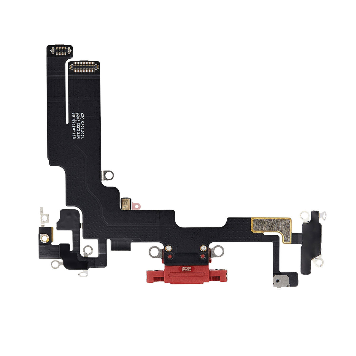 Replacement for iPhone 14 USB Charging Flex Cable - Red