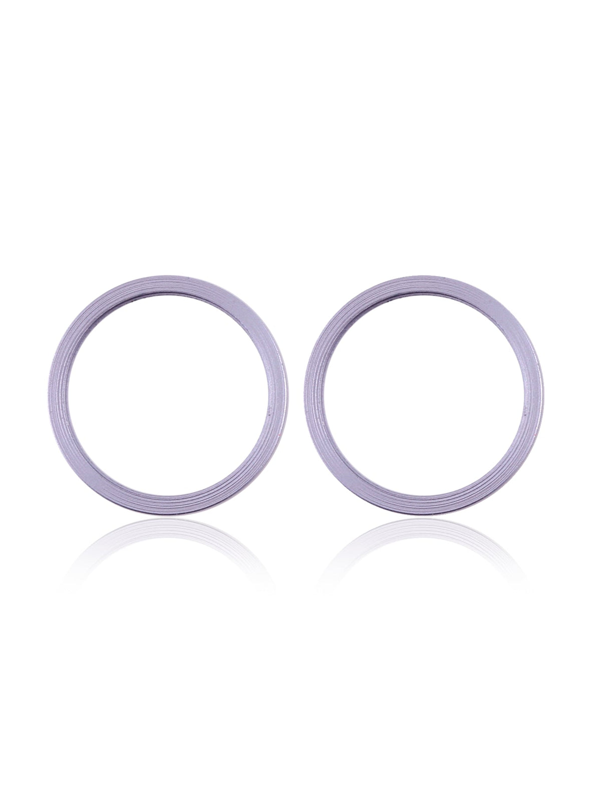 BACK CAMERA BEZEL RING ONLY COMPATIBLE FOR IPHONE 11 / 12 / 12 MINI - PURPLE (2 PIECES)