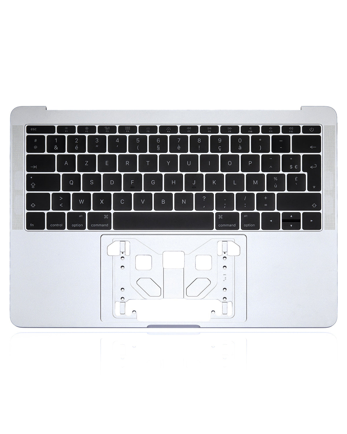 SLIVER TOP CASE WITH FRENCH ENGLISH KEYBOARD FOR MACBOOK PRO 13" A1708 (LATE 2016-MID 2017)