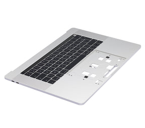 SILVER TOP CASE WITH KEYBOARD (FRENCH)  FOR MACBOOK PRO 13" W/ TOUCH BAR A1707 (LATE 2016 / MID 2017)