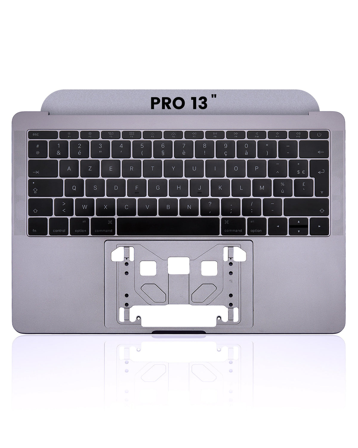 SPACE GRAY TOP CASE WITH FRENCH ENGLISH KEYBOARD FOR MACBOOK PRO 13" A1708 (LATE 2016-MID 2017)