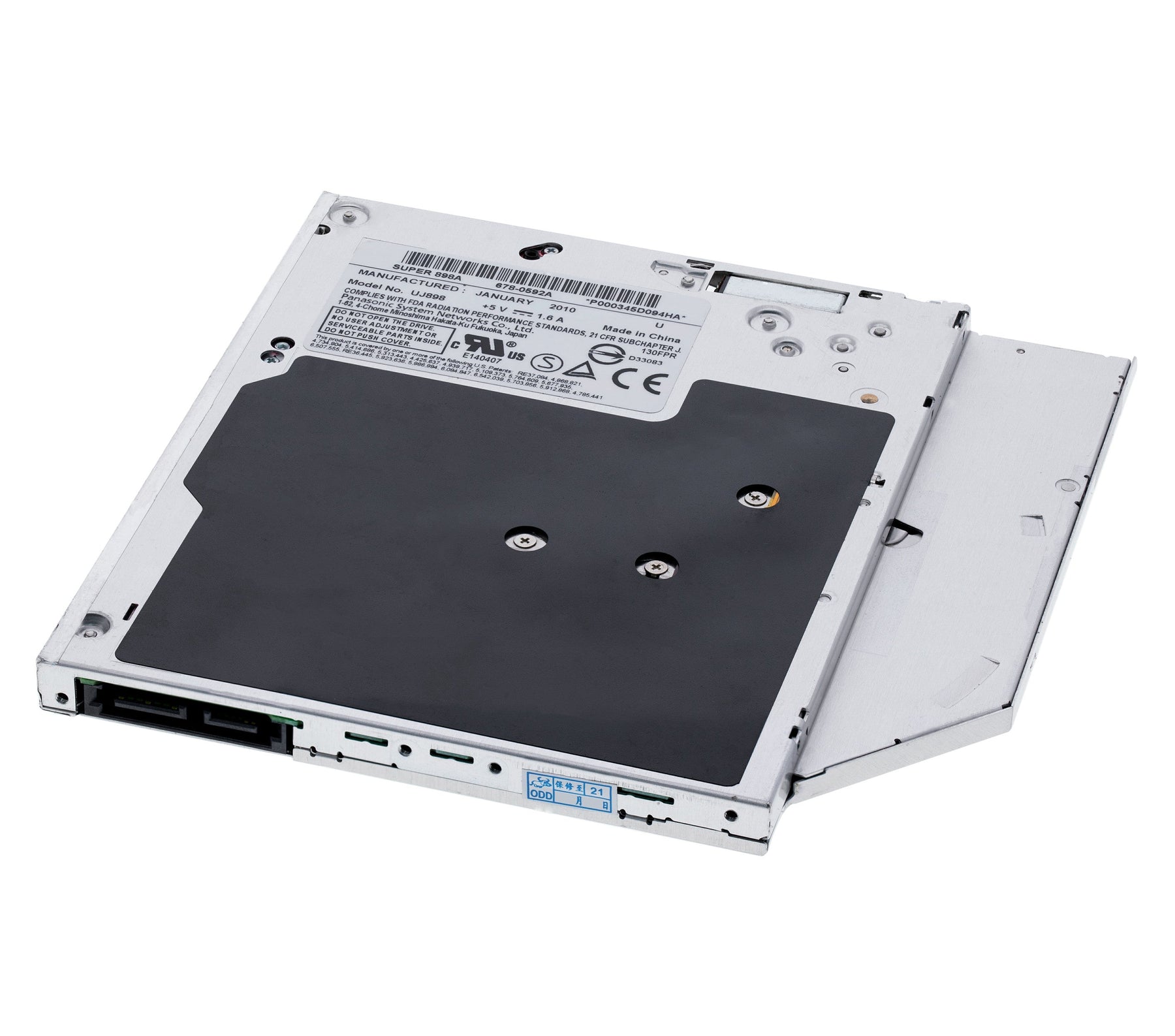 SUPERDRIVE (UJ-898) FOR MACBOOK PRO UNIBODY 13"/15"/17" A1286/A1278/A1297 (MID 2009/MID 2010/EARLY 2011/LATE 2011/MID 2012)