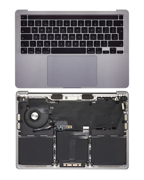 SPACE GREY)  TOP CASE ASSEMBLY WITH KEYBOARD AND BATTERY FOR MACBOOK PRO 13" M1 A2338 (LATE 2020)