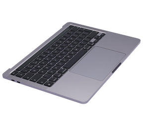 SPACE GREY)  TOP CASE ASSEMBLY WITH KEYBOARD AND BATTERY FOR MACBOOK PRO 13" M1 A2338 (LATE 2020)