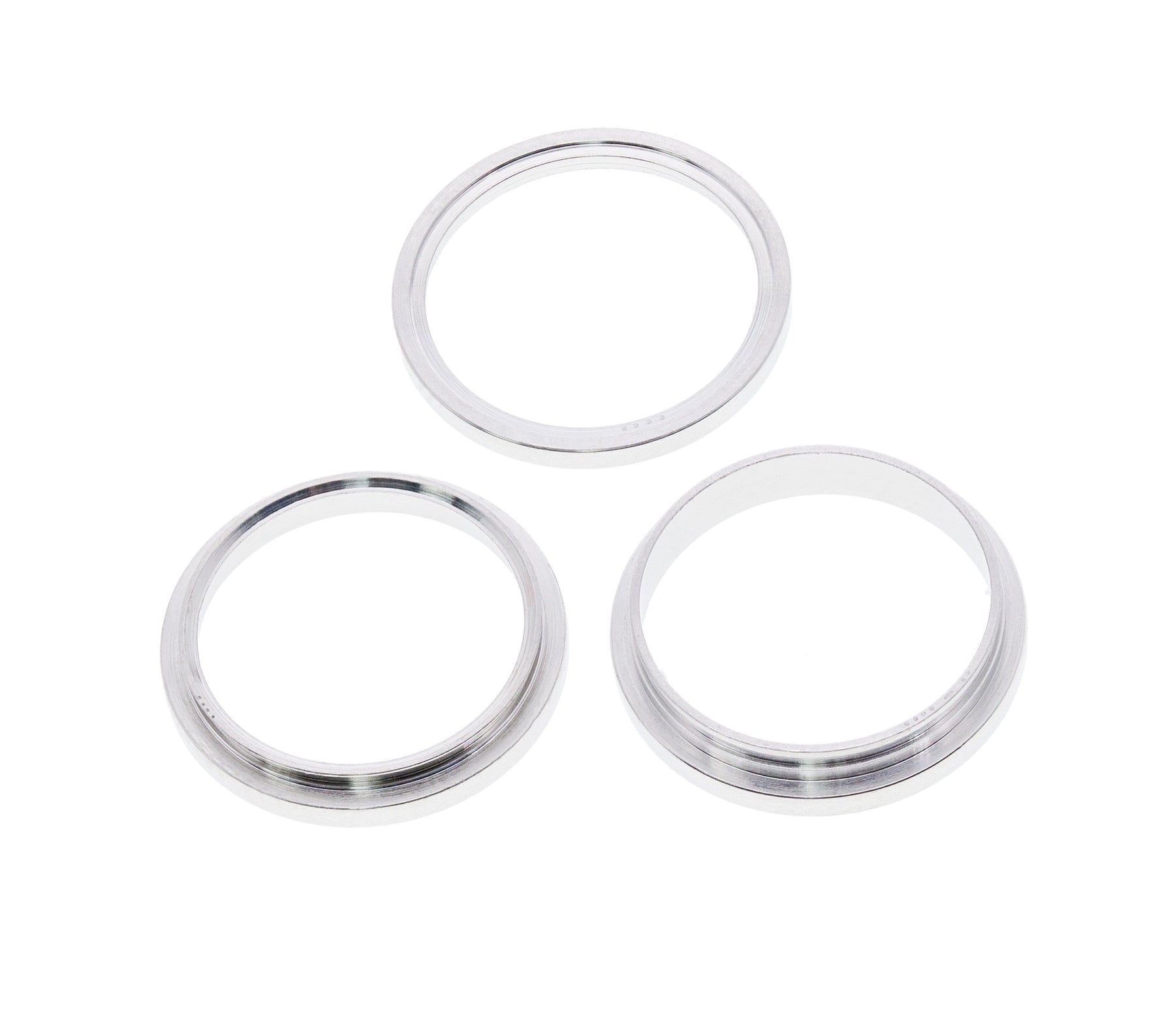 SILVER BACK CAMERA BEZEL RING ONLY (3 PIECES) FOR IPHONE 13 PRO /13 PRO MAX