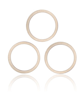 GOLD BACK CAMERA BEZEL RING ONLY (3 PIECES) FOR IPHONE 13 PRO /13 PRO MAX