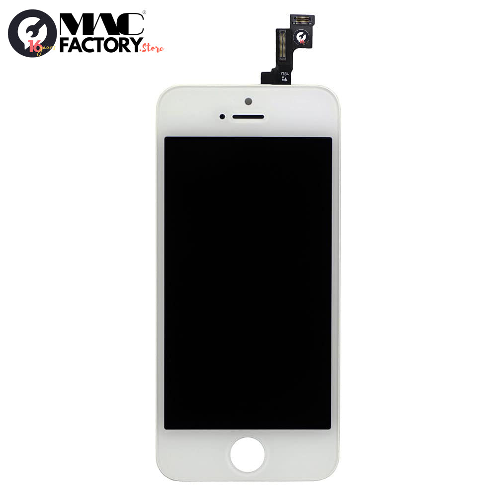 WHITE LCD WITH DIGITIZER ASSEMBLY FOR IPHONE SE