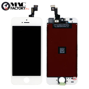 WHITE LCD WITH DIGITIZER ASSEMBLY FOR IPHONE SE