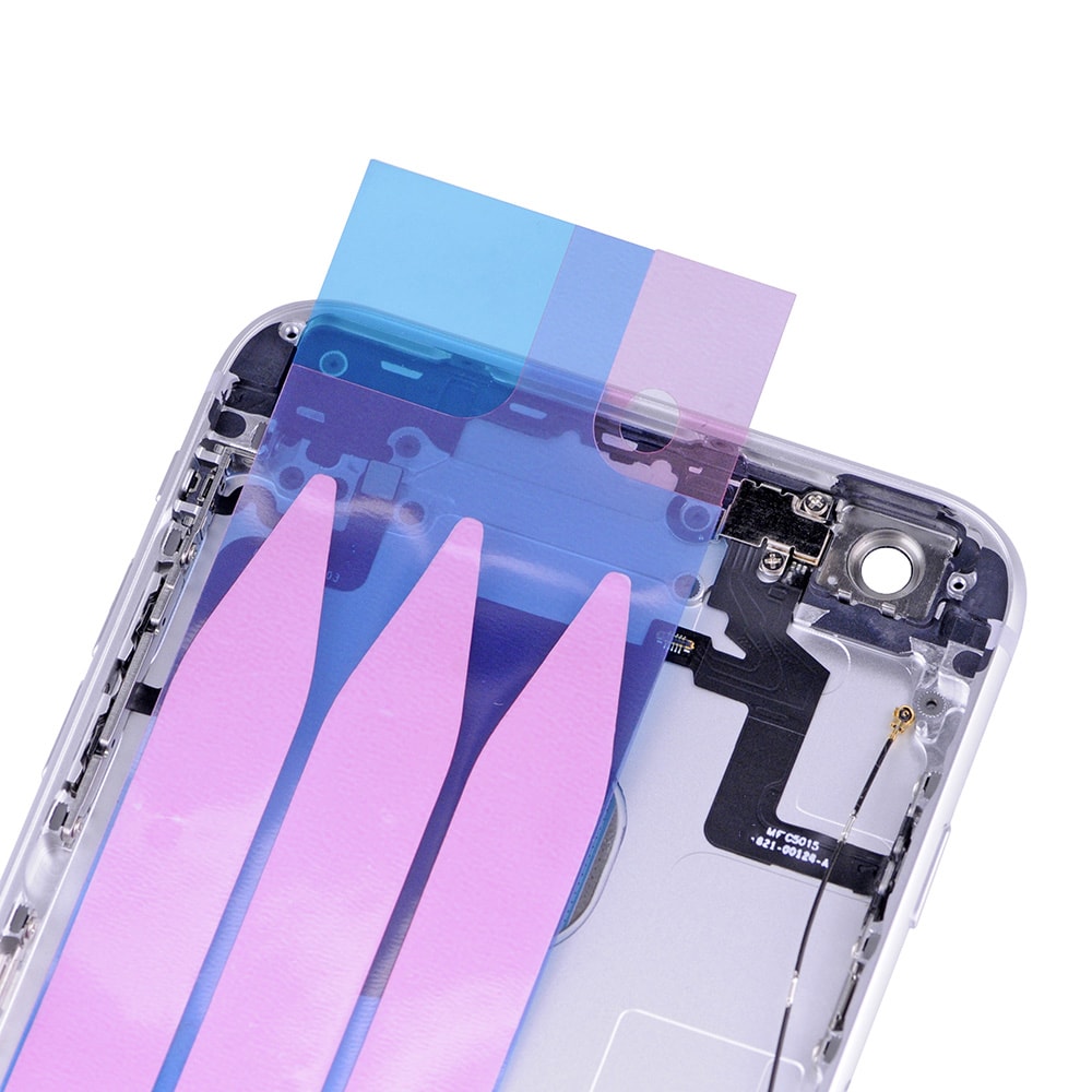 SILVER BACK COVER FULL ASSEMBLY FOR IPHONE 6S PLUS