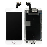 LCD SCREEN FULL ASSEMBLY WITH ROSE RING HOME BUTTON - WHITE FOR IPHONE 6S