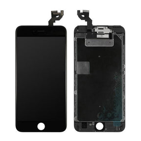 LCD SCREEN FULL ASSEMBLY WITHOUT HOME BUTTON - BLACK FOR IPHONE 6S PLUS