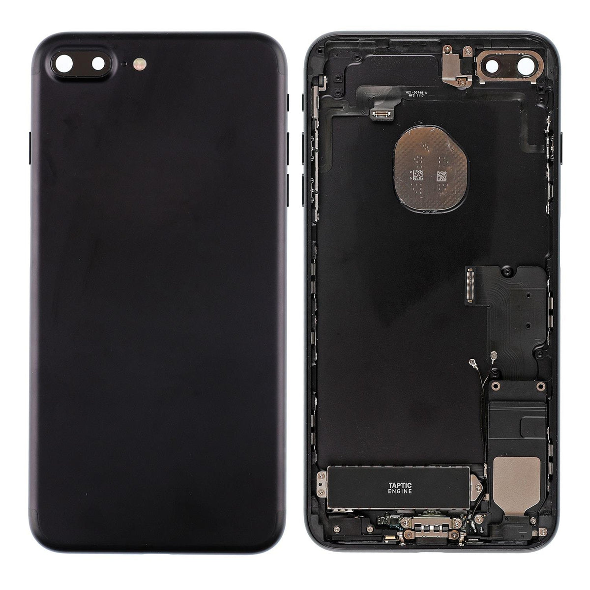 BLACK BACK COVER FULL ASSEMBLY FOR IPHONE 7 PLUS