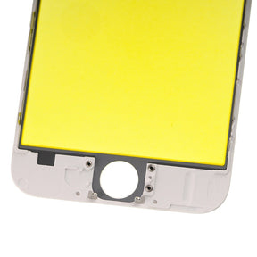 FRONT GLASS WITH COLD PRESSED FRAME FOR IPHONE 6 - WHITE