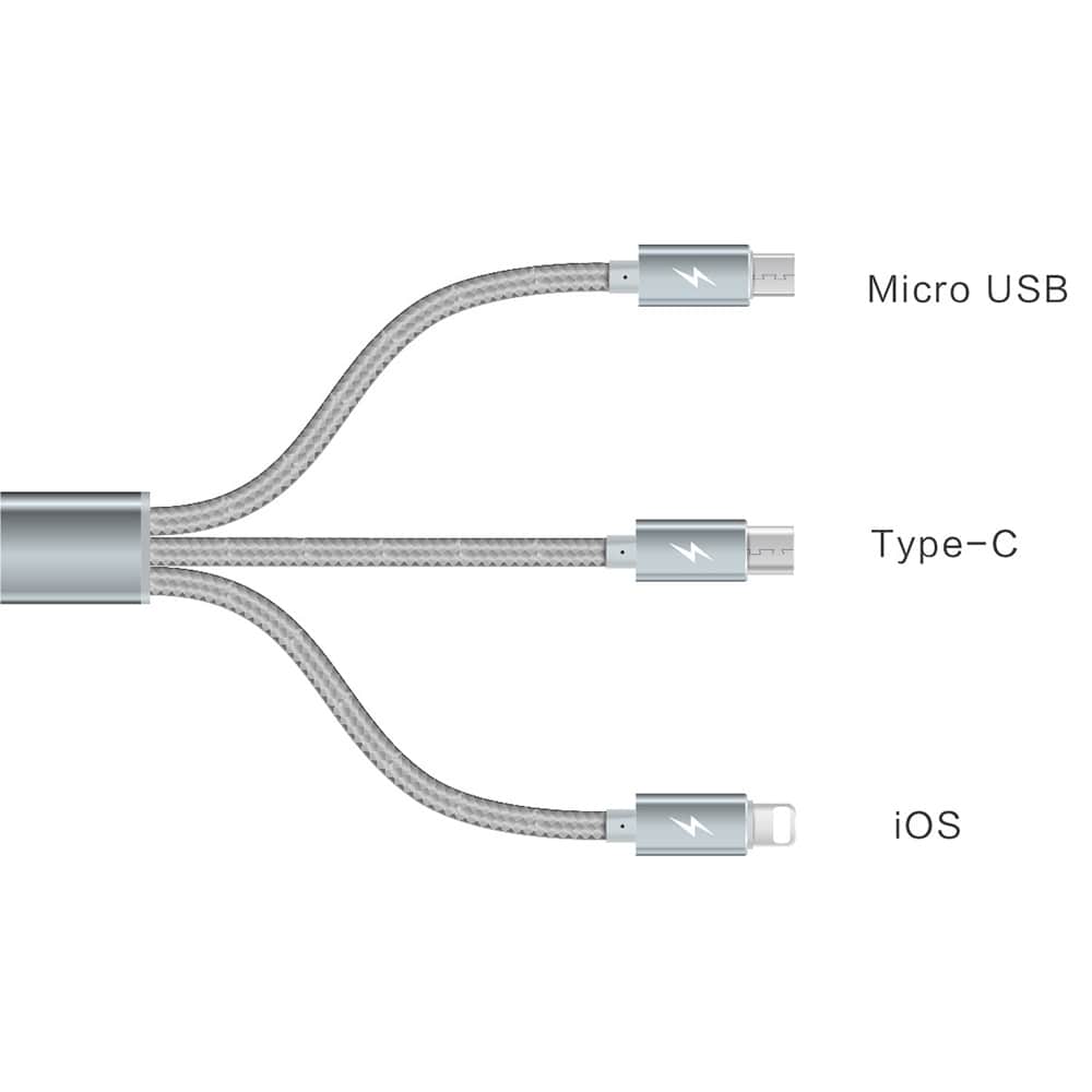 Three in 1 usb Charger for iPhone