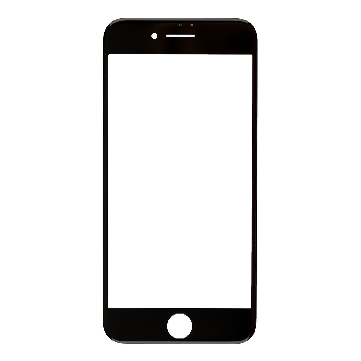 BLACK FRONT GLASS LENS  FOR IPHONE 8