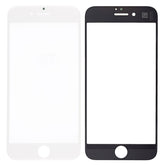 WHITE FRONT GLASS LENS  FOR IPHONE 8