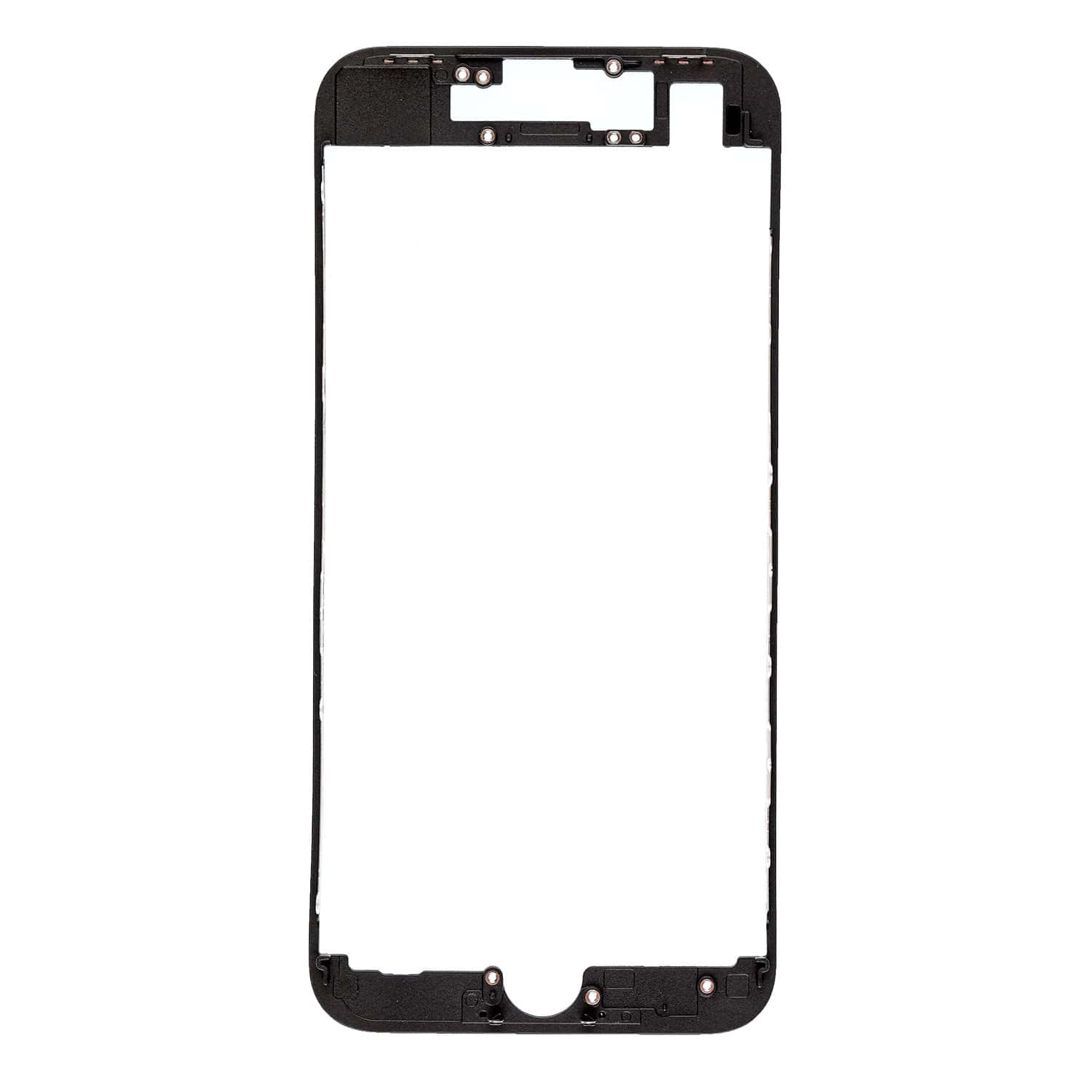 BLACK FRONT SUPPORTING FRAME FOR IPHONE 8 (Replacement)
