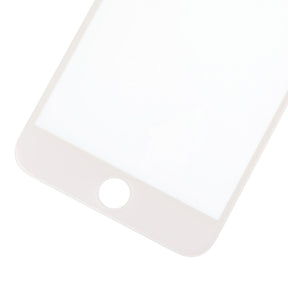 WHITE FRONT GLASS LENS  FOR IPHONE 8 PLUS