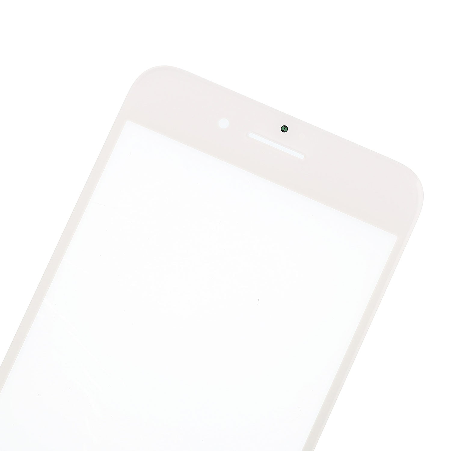 WHITE FRONT GLASS LENS  FOR IPHONE 8 PLUS