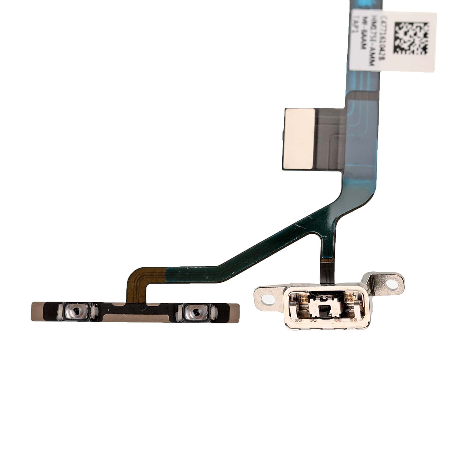 POWER/VOLUME BUTTON FLEX CABLE WITH METAL BRACKET ASSEMBLY STRAP FOR IPHONE 8/SE 2ND/SE 3RD