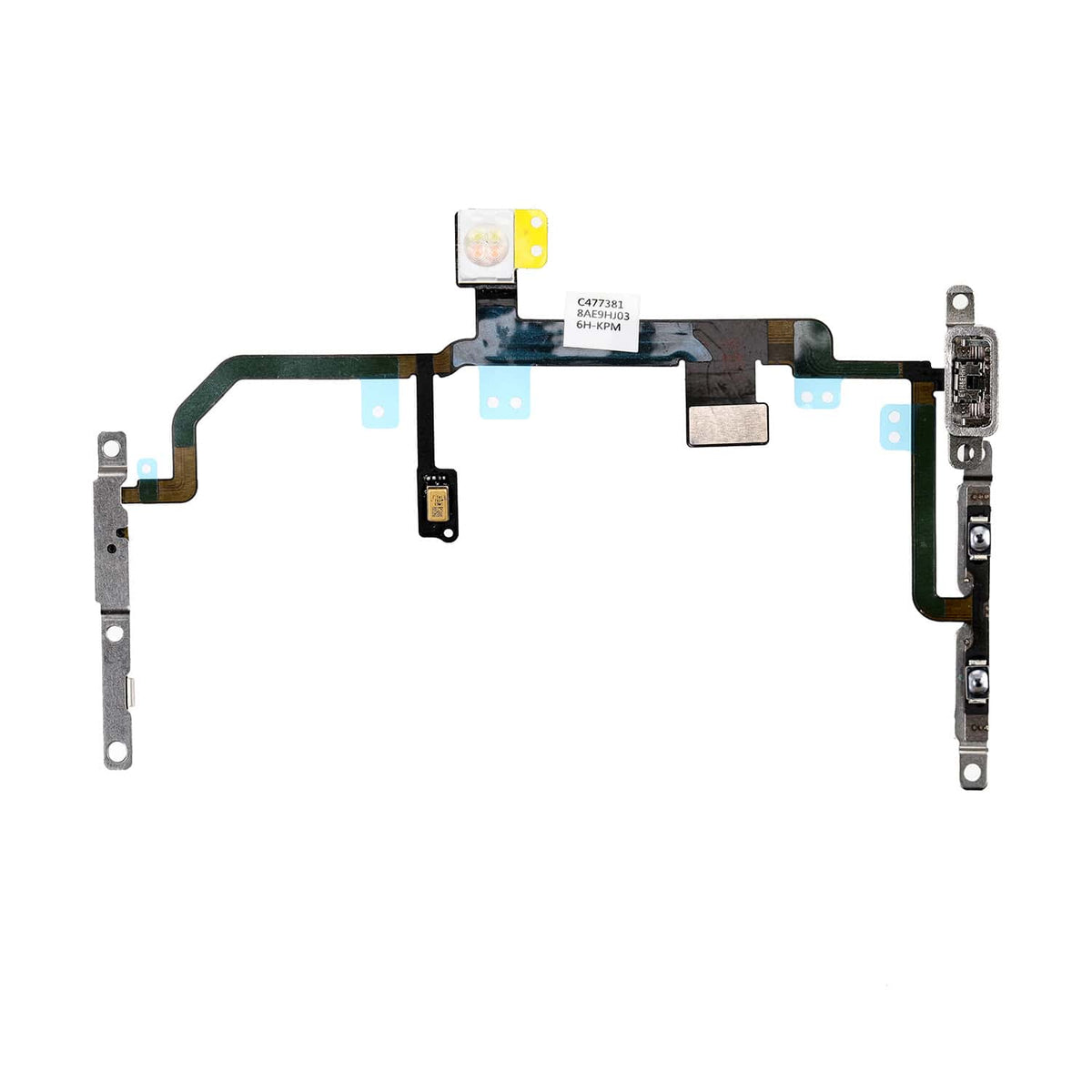 POWER/VOLUME BUTTON FLEX CABLE WITH METAL BRACKET ASSEMBLY FOR IPHONE 8 PLUS