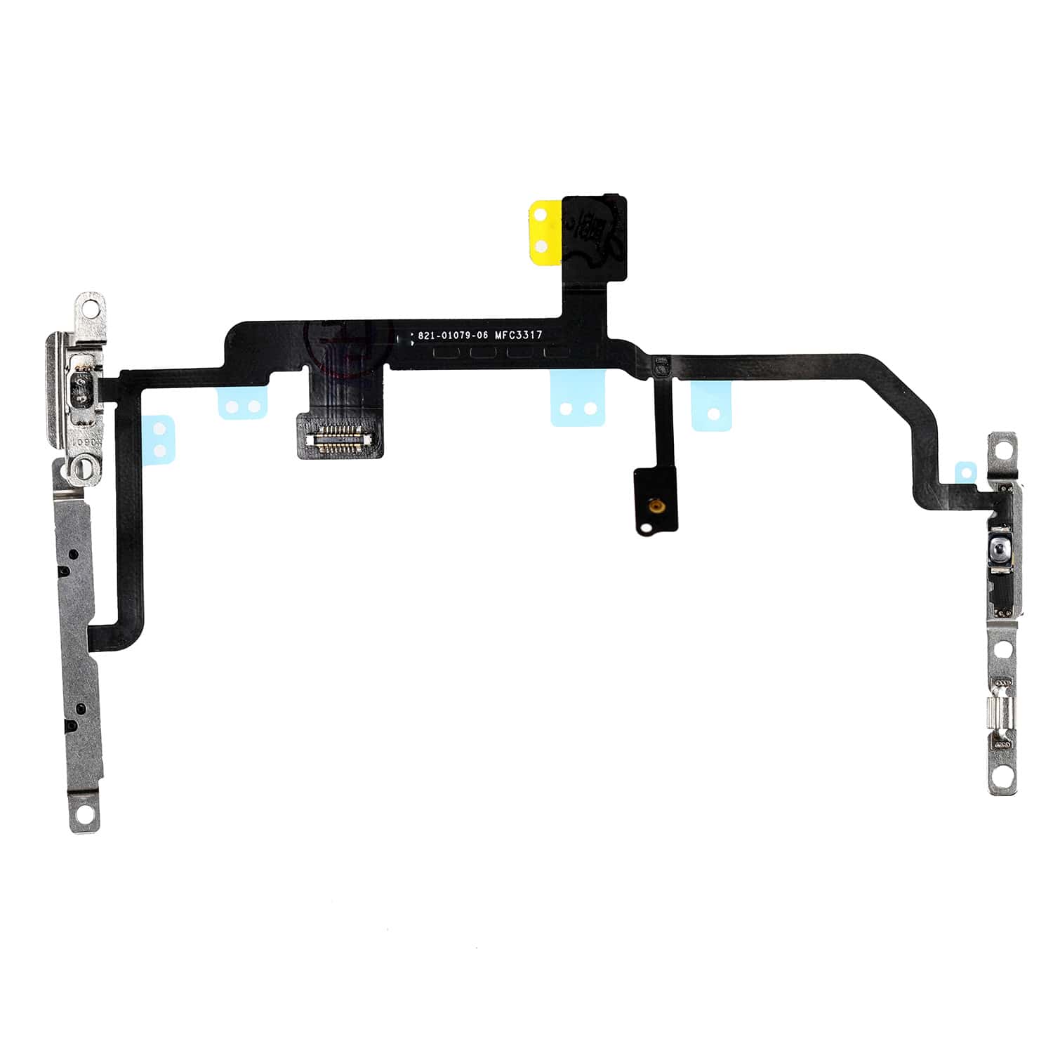 POWER/VOLUME BUTTON FLEX CABLE WITH METAL BRACKET ASSEMBLY FOR IPHONE 8 PLUS