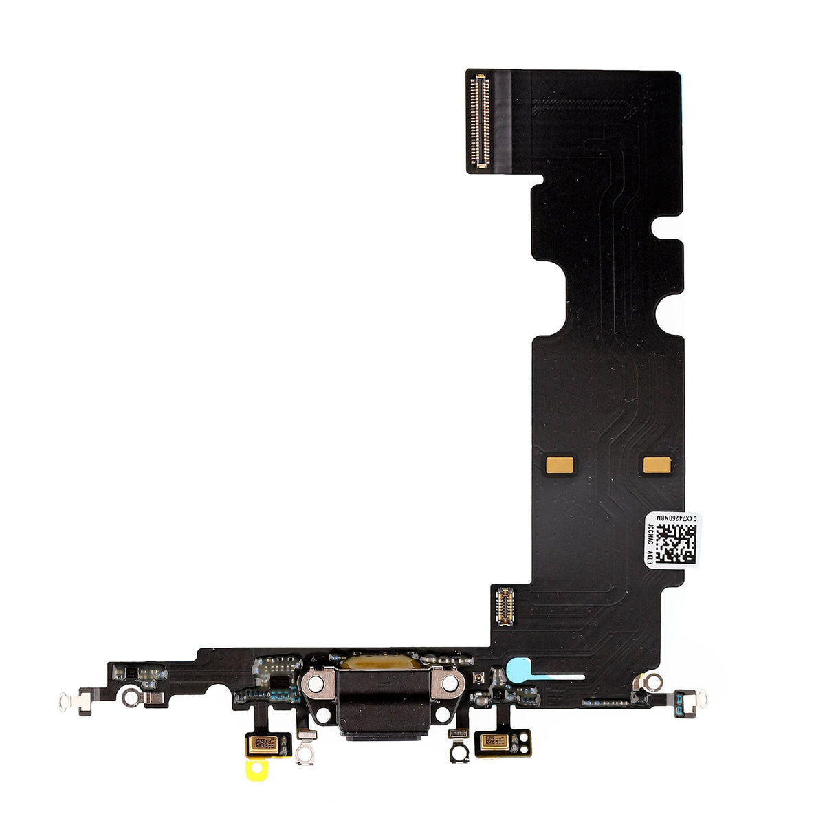 BLACK CHARGING CONNECTOR ASSEMBLY  FOR IPHONE 8 PLUS