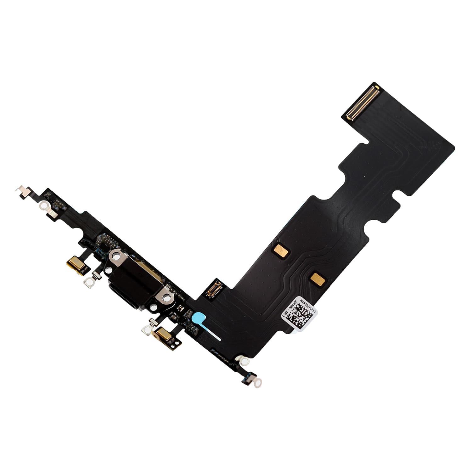 BLACK CHARGING CONNECTOR ASSEMBLY  FOR IPHONE 8 PLUS