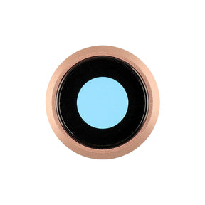 GOLD REAR CAMERA HOLDER WITH LENS FOR IPHONE 8/SE 2ND/SE 3RD