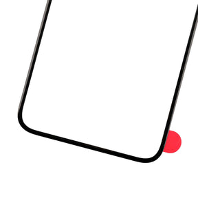 FRONT GLASS LENS FOR IPHONE X - BLACK