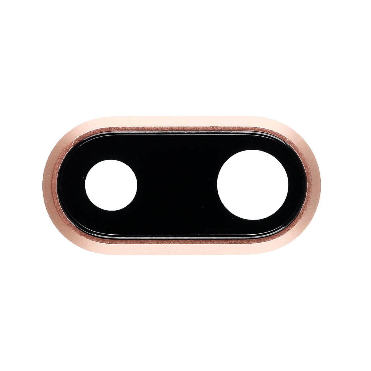 GOLD REAR CAMERA HOLDER WITH LENS FOR IPHONE 8 PLUS