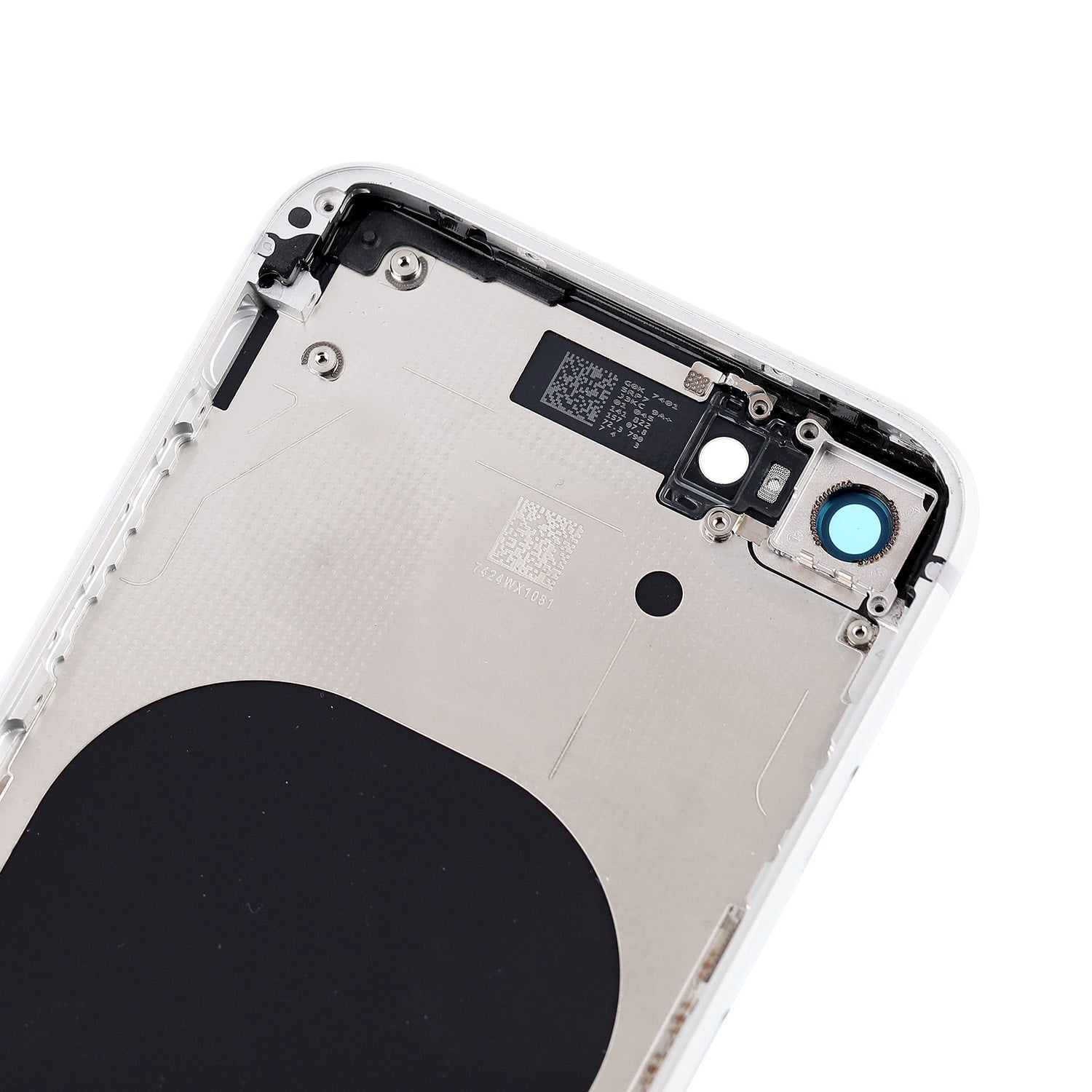 SILVER BACK COVER WITH FRAME ASSEMBLY FOR IPHONE 8