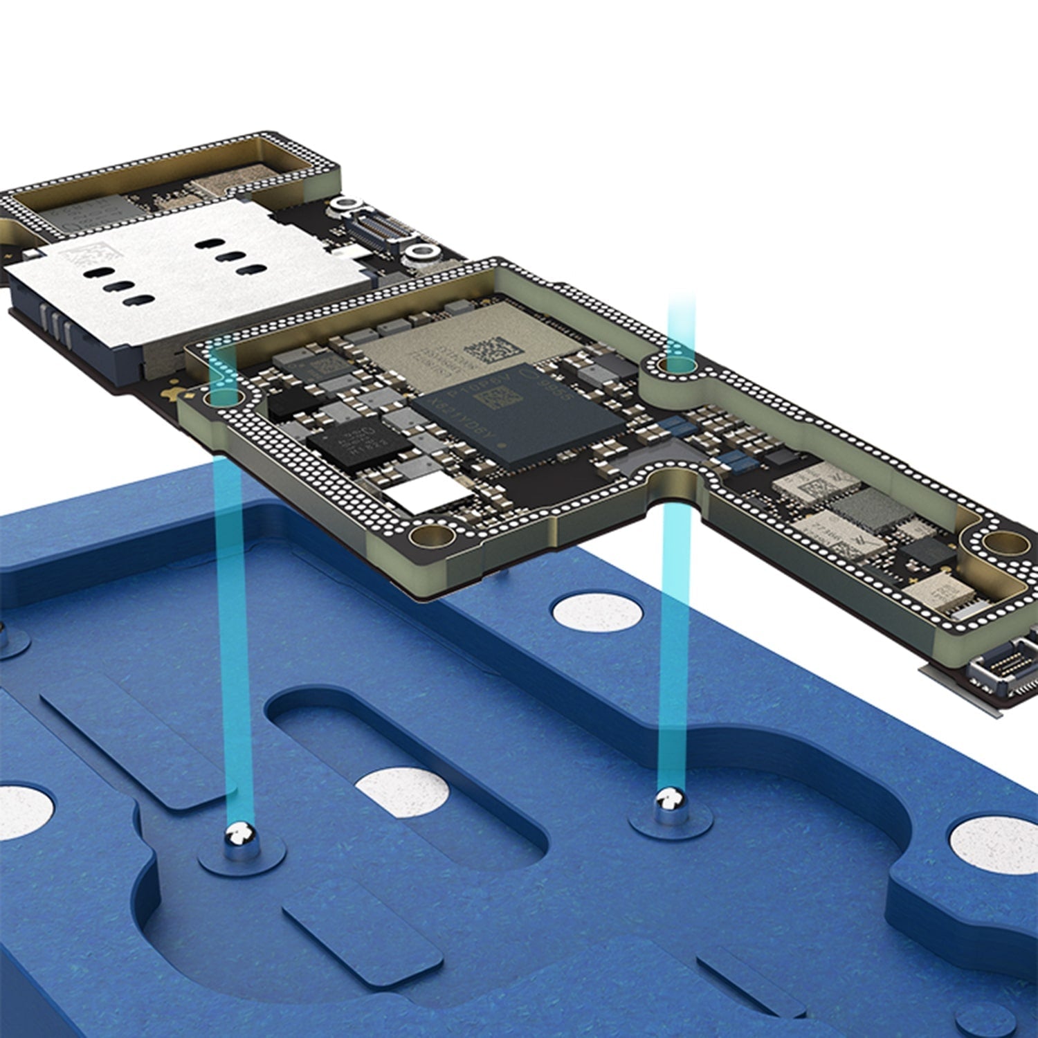 QIANLI TOOLPLUS MIDDLE FRAME REBALLING PLATFORM FOR IPHONE X XS XSMAX