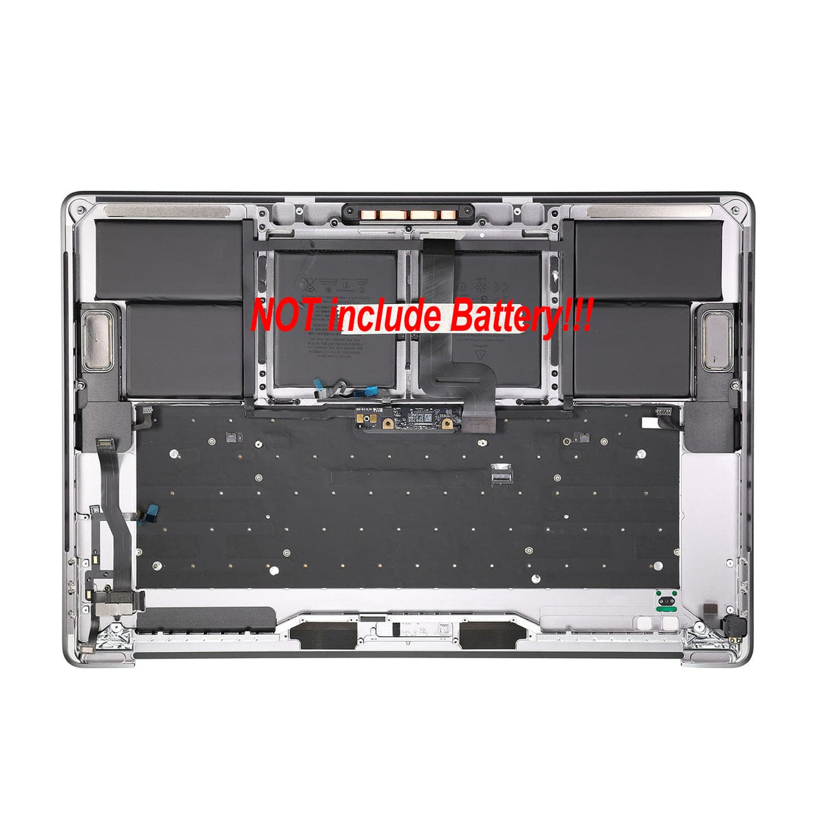 TOP CASE WITH US ENGLISH KEYBOARD FOR MACBOOK PRO 15" TOUCH A1707 (LATE 2016-MID 2017) - SPACE GRAY