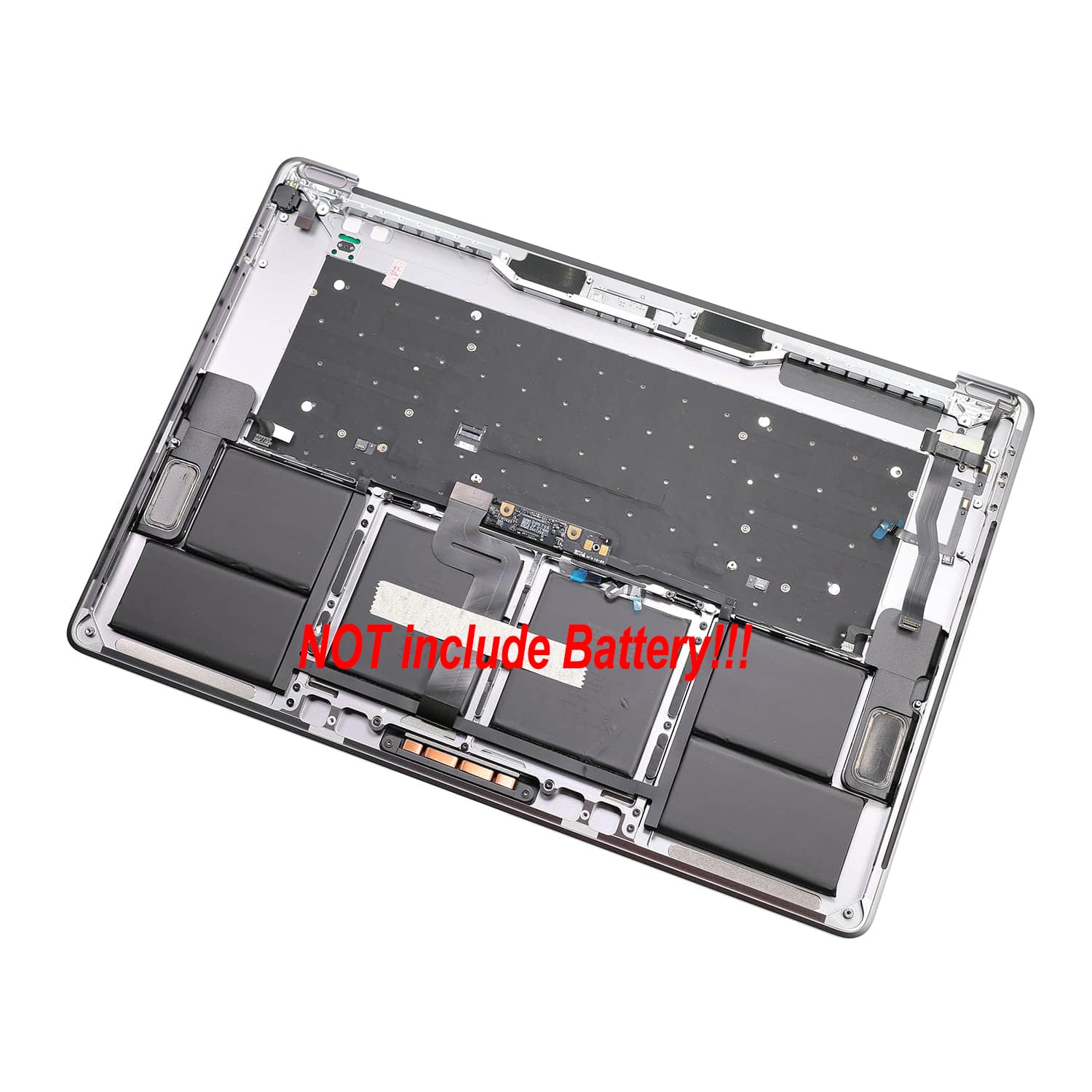 TOP CASE WITH US ENGLISH KEYBOARD FOR MACBOOK PRO 15" TOUCH A1707 (LATE 2016-MID 2017) - SILVER