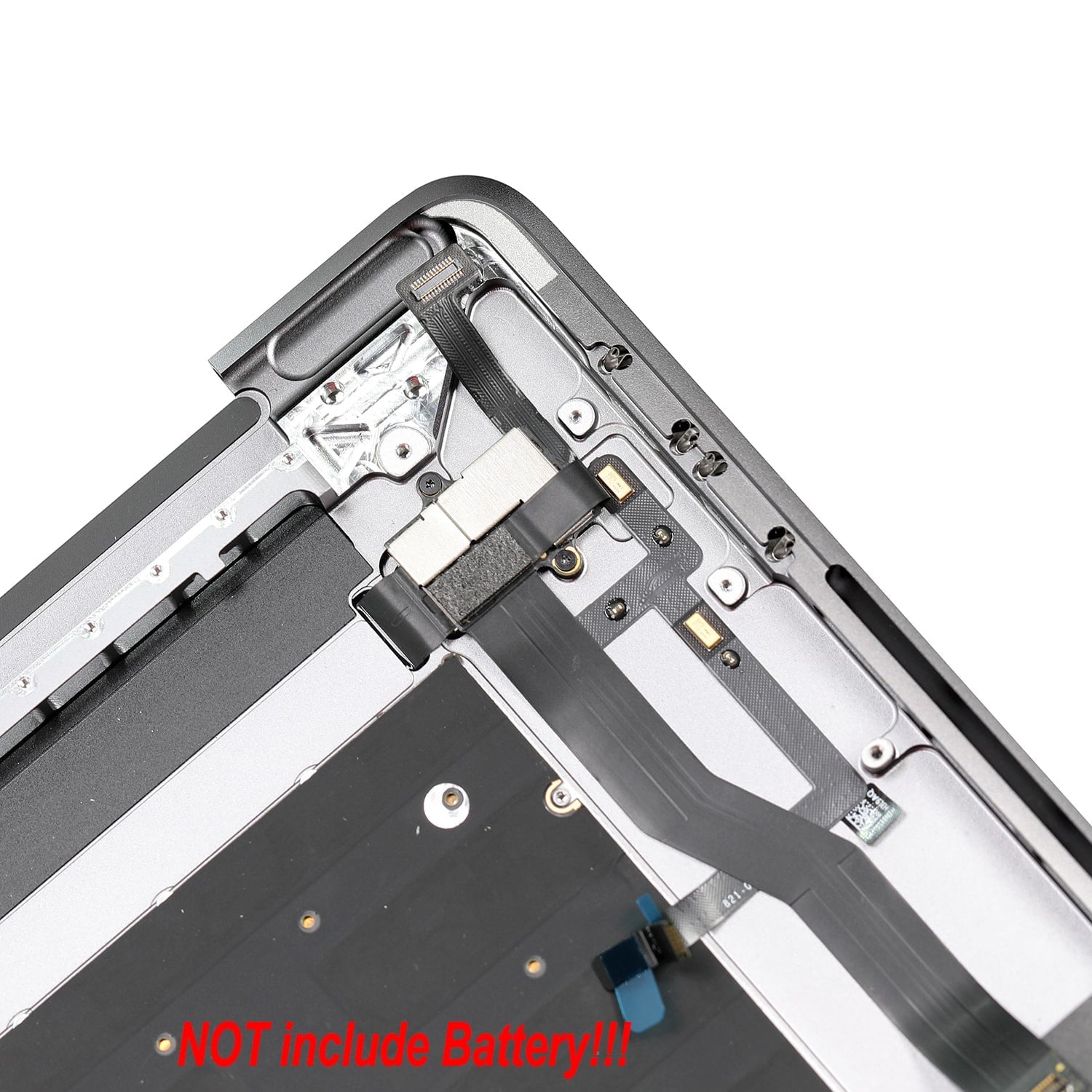 TOP CASE WITH US ENGLISH KEYBOARD FOR MACBOOK PRO 15" TOUCH A1707 (LATE 2016-MID 2017) - SILVER