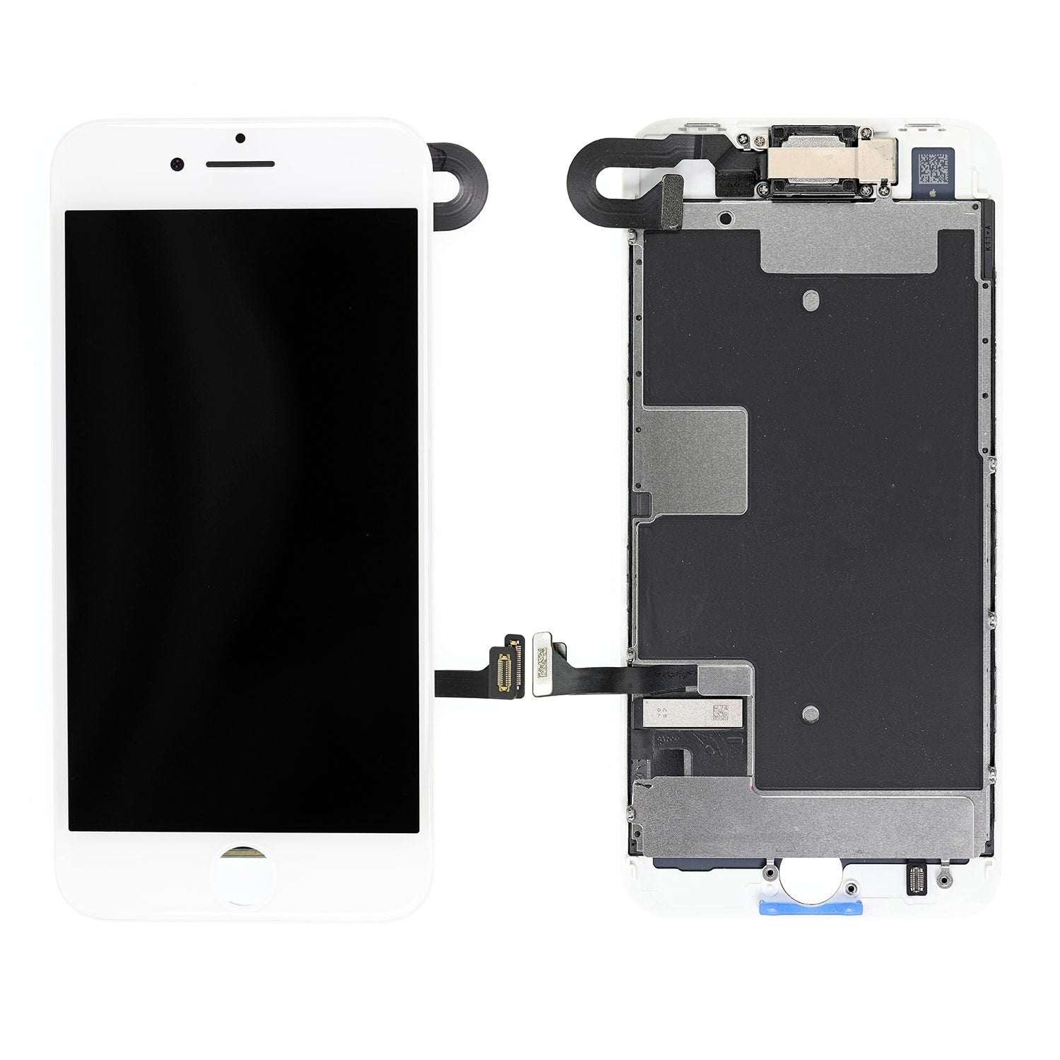 WHITE LCD SCREEN FULL ASSEMBLY WITHOUT HOME BUTTON FOR IPHONE 8/SE 2ND