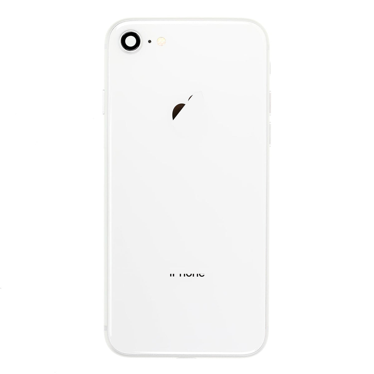 SILVER BACK COVER FULL ASSEMBLY FOR IPHONE 8