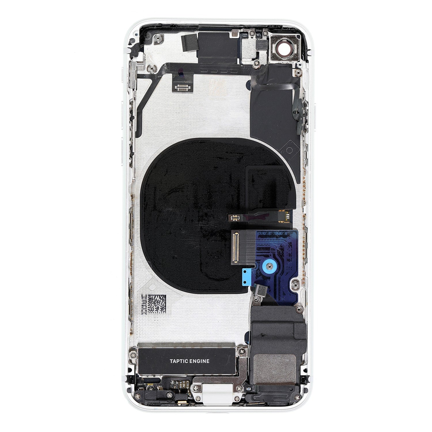 SILVER BACK COVER FULL ASSEMBLY FOR IPHONE 8