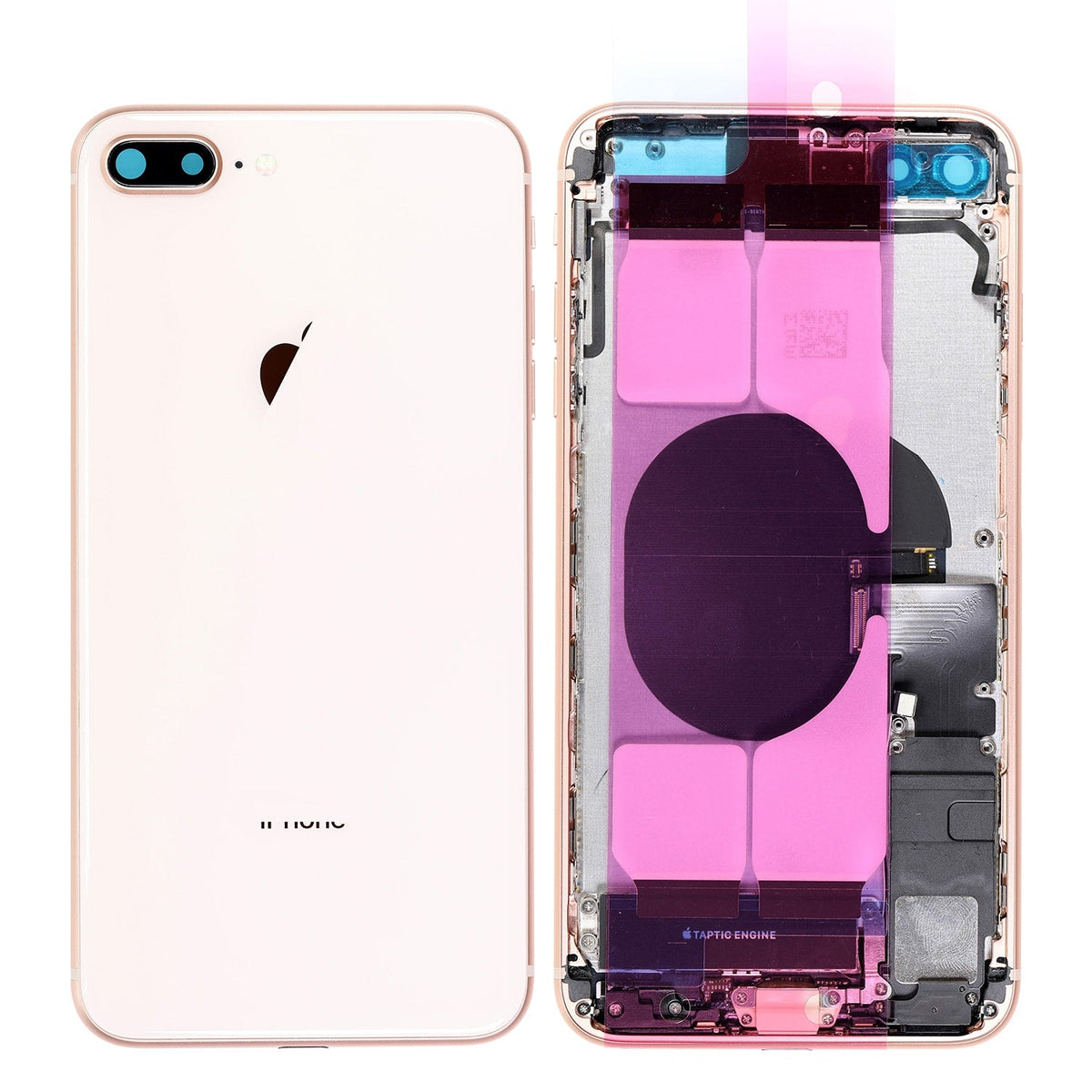 GOLD BACK COVER FULL ASSEMBLY FOR IPHONE 8 PLUS