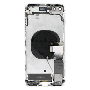 SILVER BACK COVER FULL ASSEMBLY  FOR IPHONE 8 PLUS