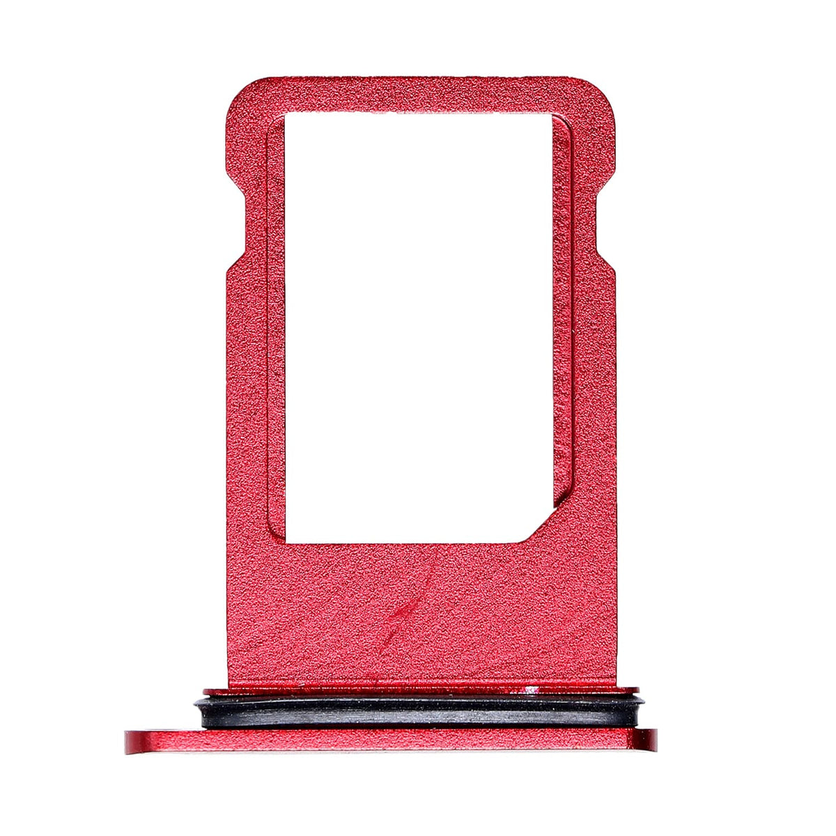 RED SIM CARD TRAY WITH WATERPROOF CIRCLE  FOR IPHONE 8 PLUS