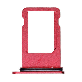 RED SIM CARD TRAY WITH WATERPROOF CIRCLE  FOR IPHONE 8 PLUS