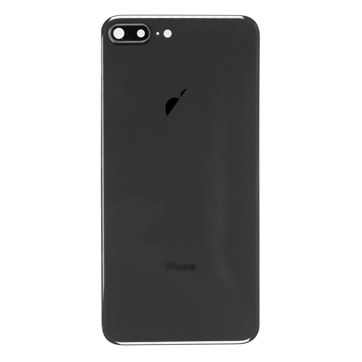 SPACE GRAY BACK COVER WITH CAMERA HOLDER FOR IPHONE 8 PLUS