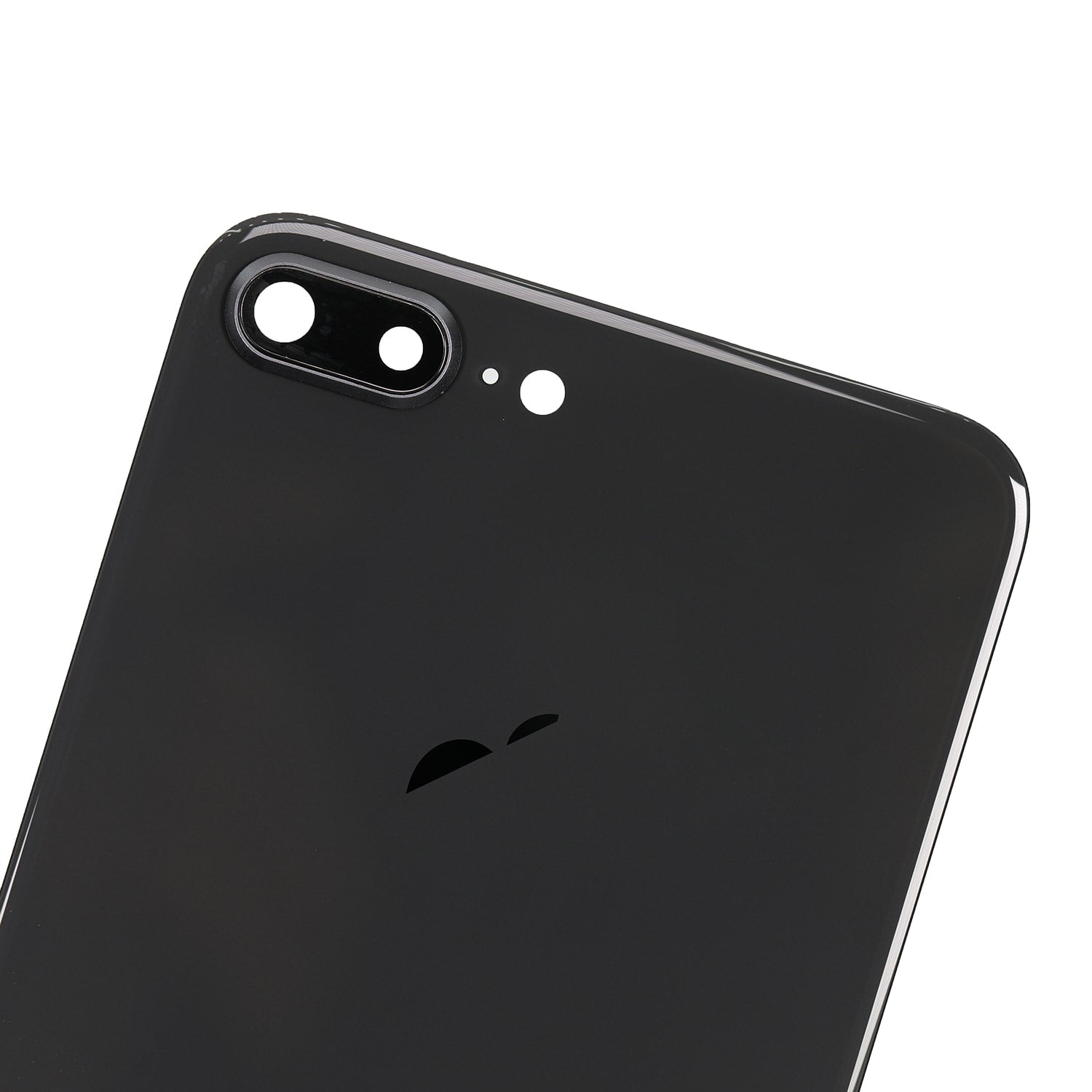 SPACE GRAY BACK COVER WITH CAMERA HOLDER FOR IPHONE 8 PLUS